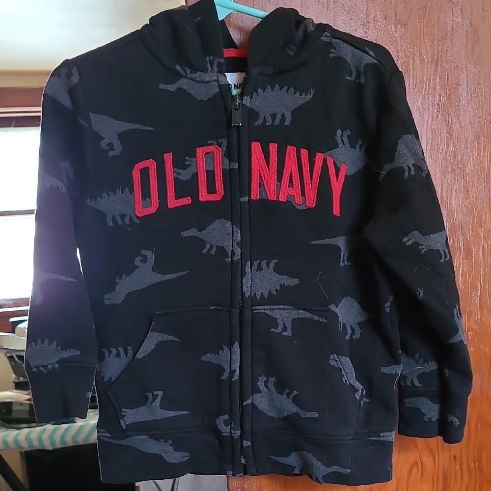 Old Navy Kids Dinosaur Hoodie - Black